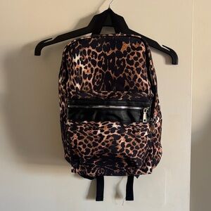 Leopard Print Backpack